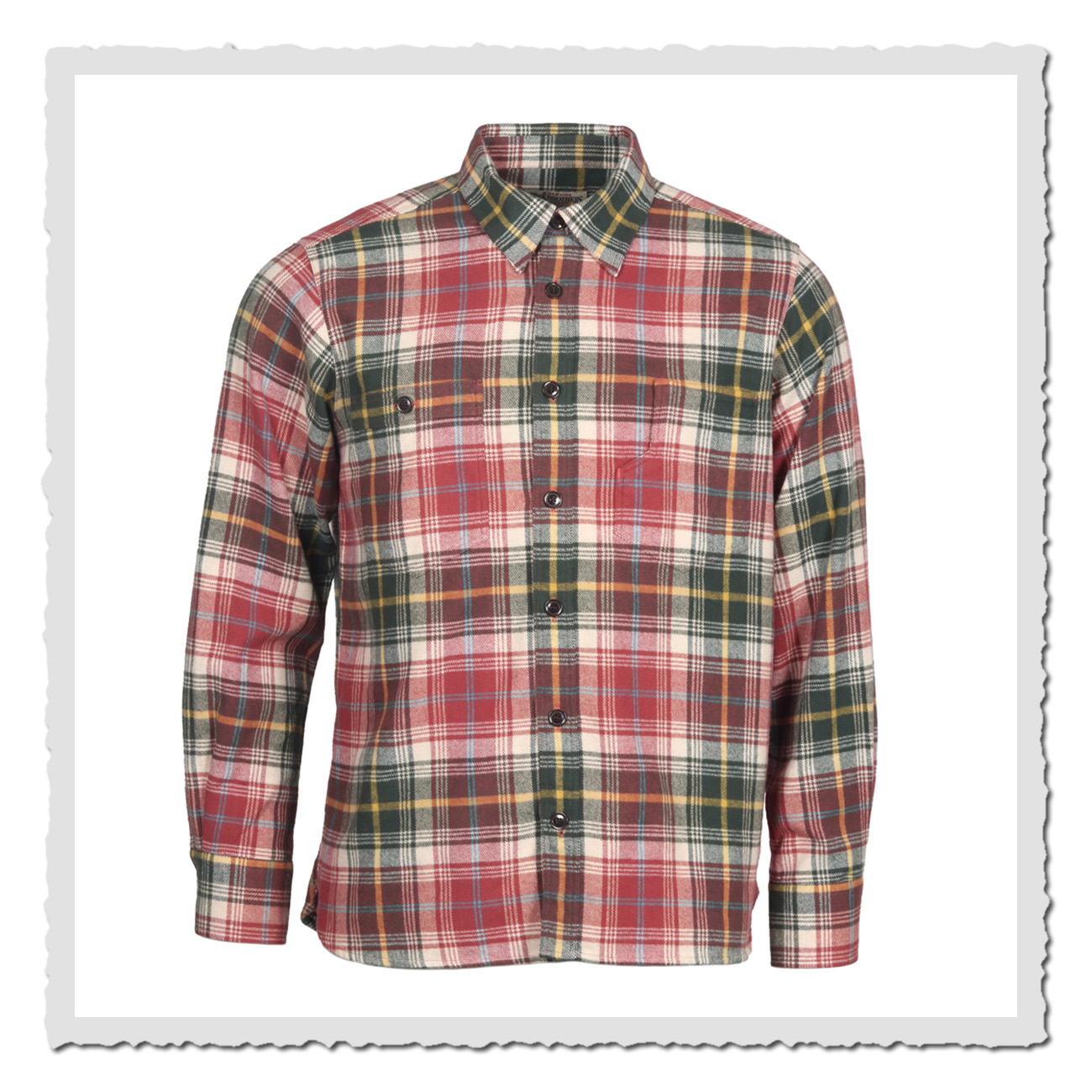 Pike Brothers 1937 Roamer Workwear Shirt – rotbraunes Flanellhemd im 30er-Jahre-Stil